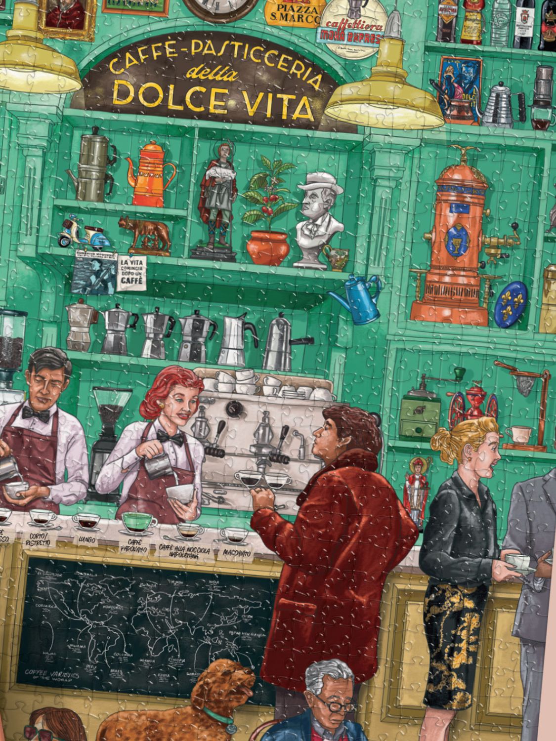 Kaffepussel - Italiensk kaffekultur