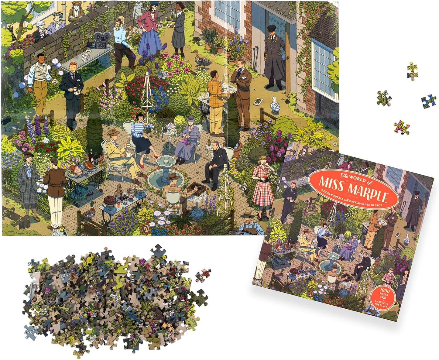The World of Miss Marple - 1000 bitar pussel
