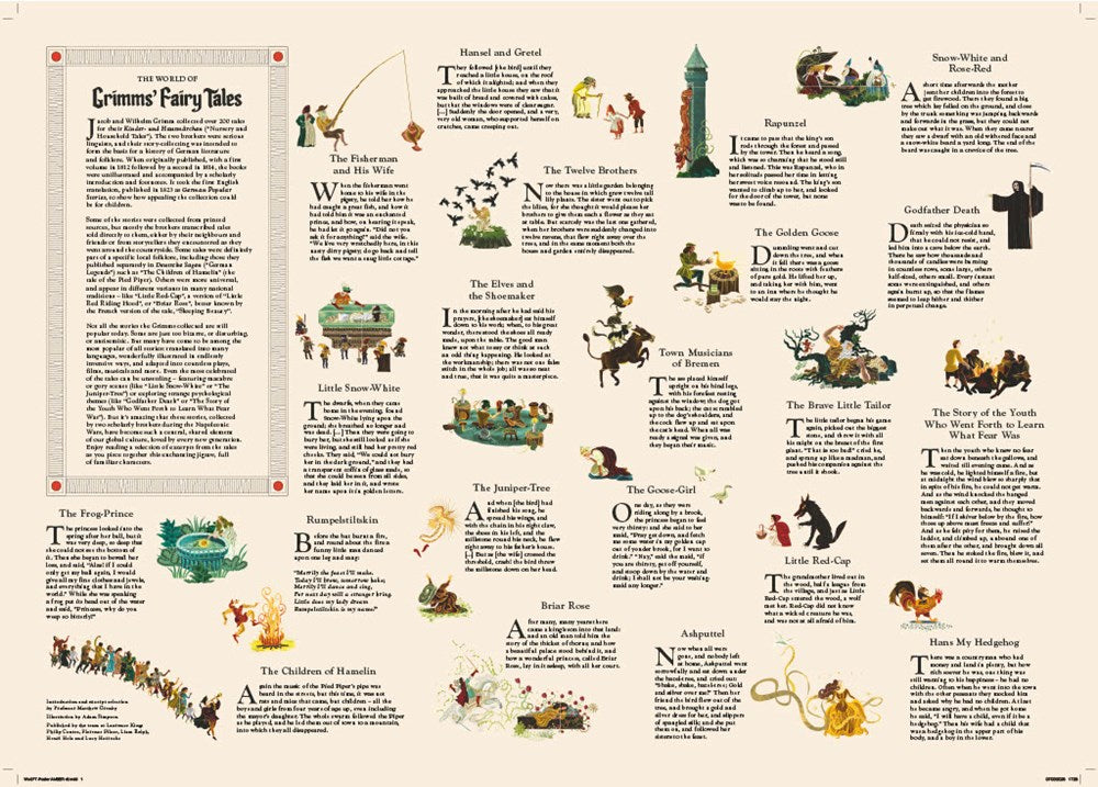 The World of Grimm's Fairy Tales - 1000 bitar pussel