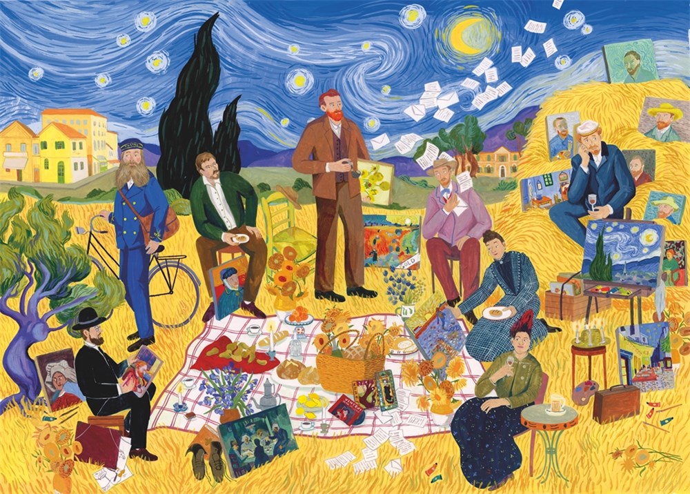Pussel Dinner with van Gogh - 1000 bitar