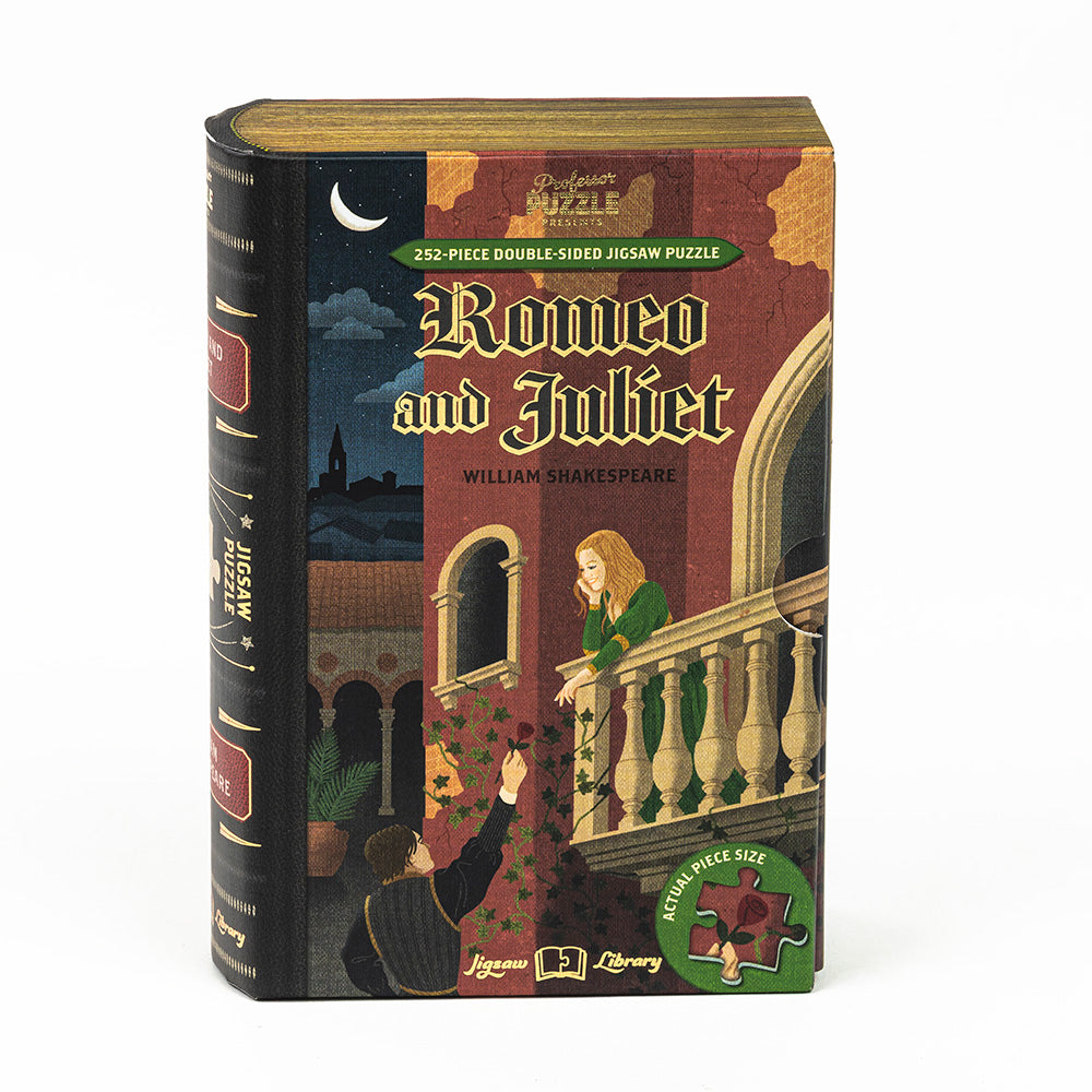 Bokpussel Romeo & Juliet - dubbelsidigt pussel 252 bitar