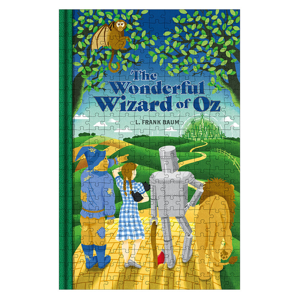 Bokpussel Wizard of Oz - dubbelsidigt pussel 252 bitar