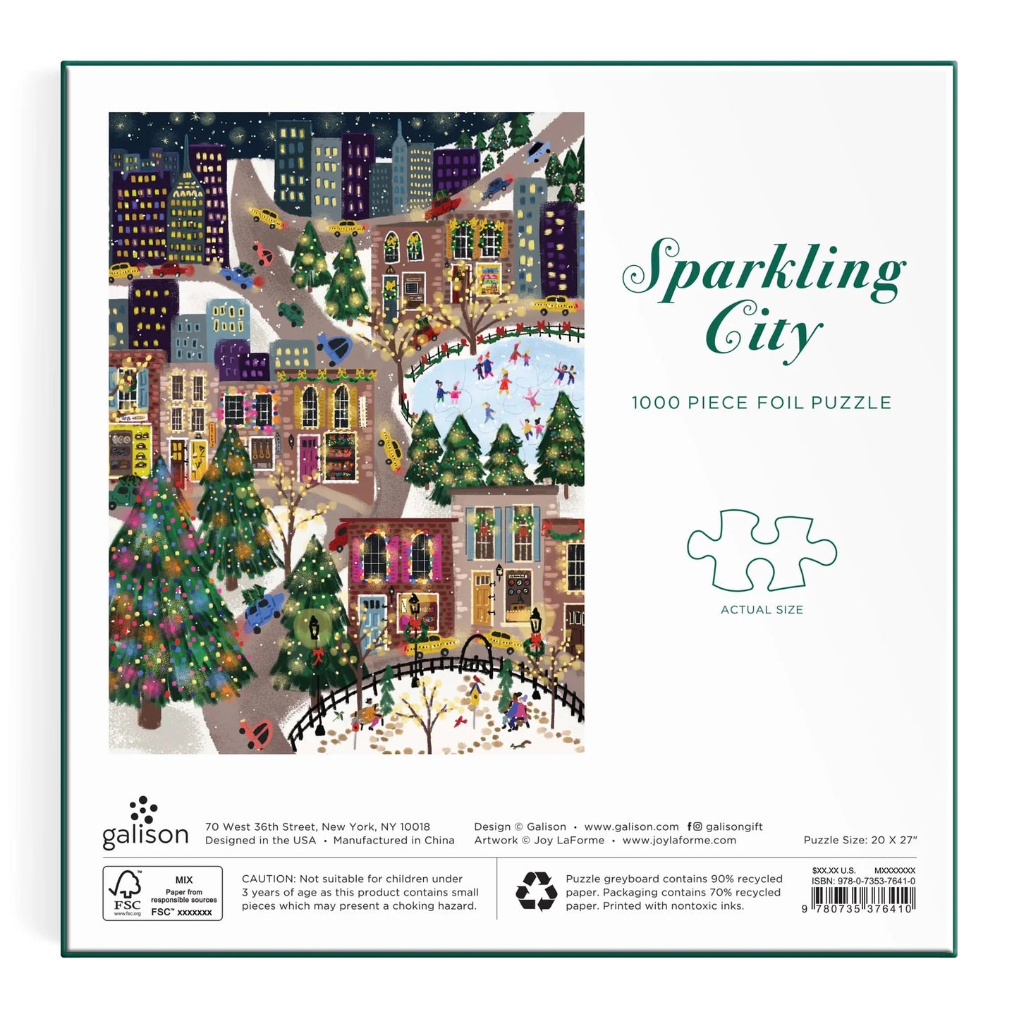 Joy Laforme Sparkling City 1000-bitar pussel