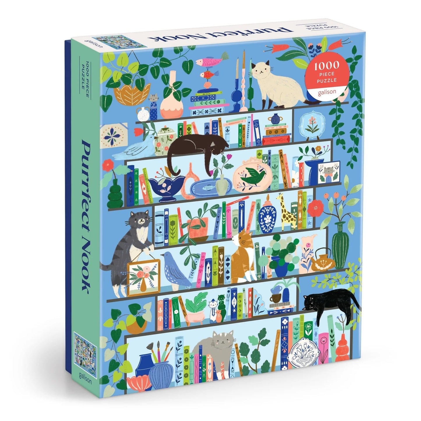 Purrfect Nook kattpussel - 1000 bitar