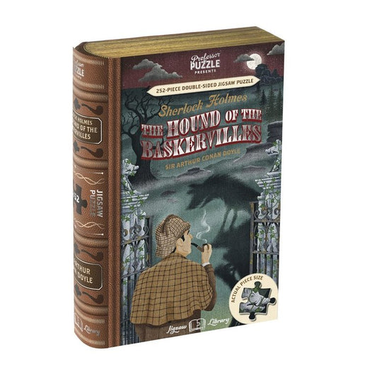 Bokpussel The Hound of the Baskervilles - dubbelsidigt pussel 252 bitar