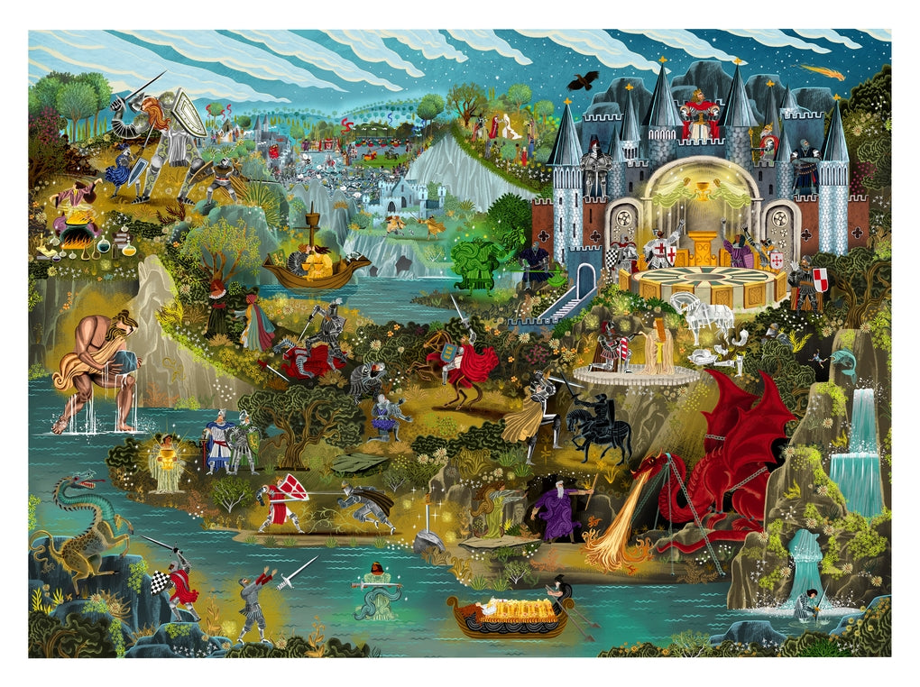 The World of King Arthur - 1000 bitar pussel