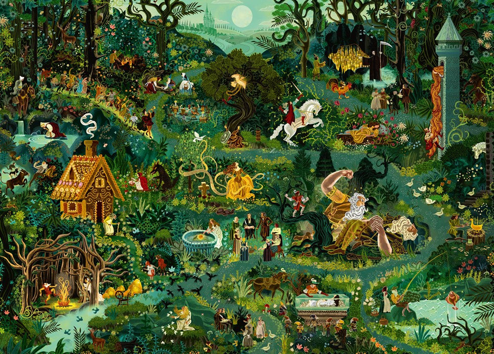 The World of Grimm's Fairy Tales - 1000 bitar pussel