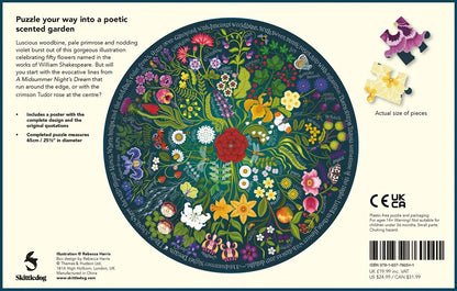 Shakespeare's Flowers - 1000 bitar cirkelpussel