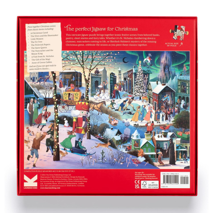 A Book Lover's Christmas Pussel 1000-bitars