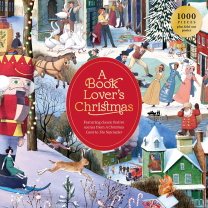 A Book Lover's Christmas Pussel 1000-bitars