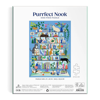 Purrfect Nook kattpussel - 1000 bitar